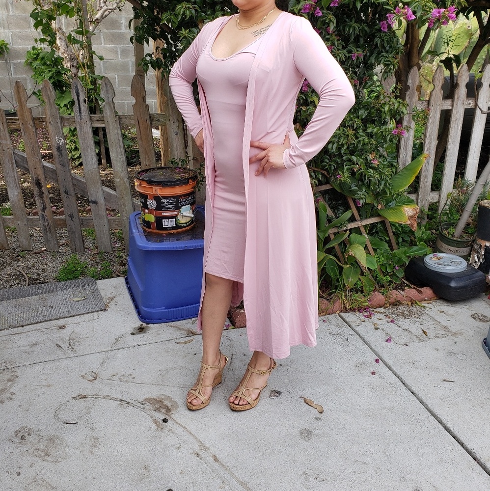 💥SMALL LEFT💥 Pink Two-Piece Set Dress